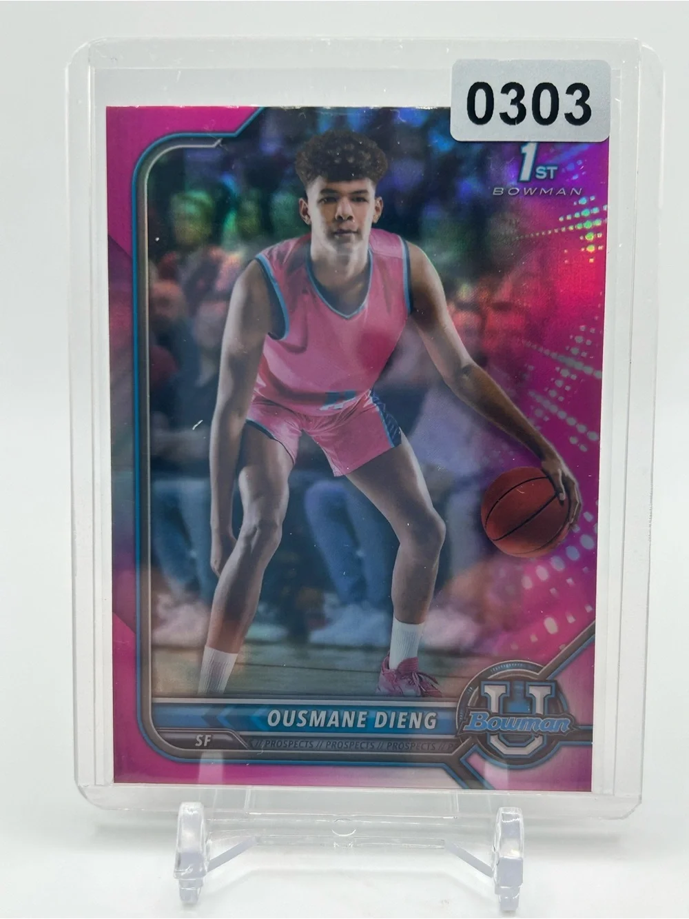 Ousmane Dieng Basketball Trading Card 🏀 1st Bowman
